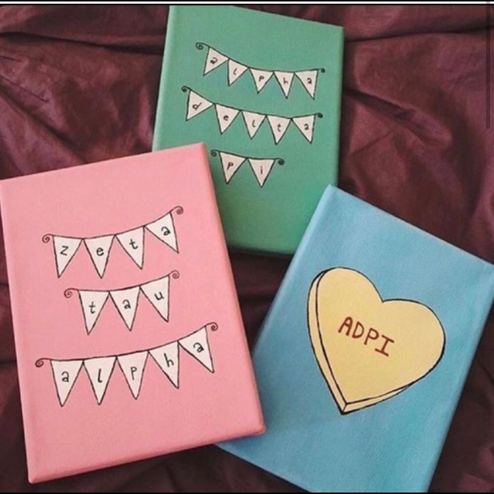 Customizable sorority canvases! Any sorority!